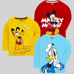 Disney By Miss and Chief Boys 3 Printed Applique T-shirt-image-89