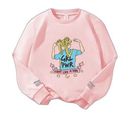 Joggers Park Kids-Unisex Pink Cotton Sweatshirts-image-108