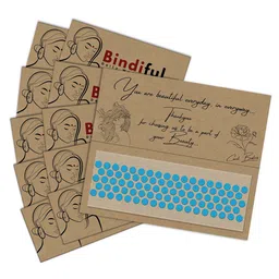 Comet Busters Set Of 10 Bindiful Traditional Round Velvet Bindi-11