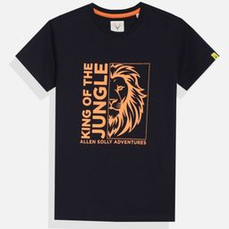 Allen Solly Junior Boys Graphic Printed Round Neck Regular Fit Cotton T-shirt-picture-32