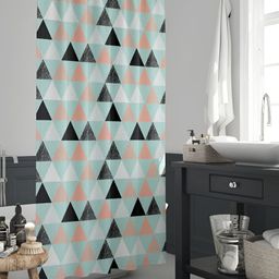 ArtzFolio Single Piece Waterproof Polyester Shower Curtain-image-36