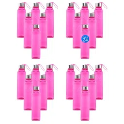 Aura Pink 24 Piece Plastic Solid Water Bottle-1000ML-image-59