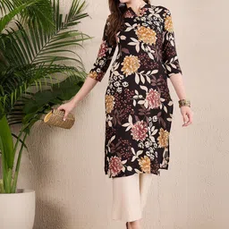 Anouk Women Floral Printed Kurta-image-58