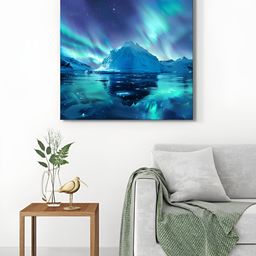 999Store Teal & Purple 1 Piece Canvas Other Wall Paintings-image-30