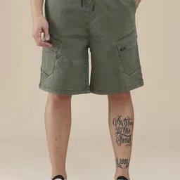 Being Human Men Cargo Shorts-image-64