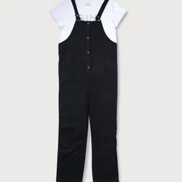 Gini and Jony Girls Cotton Dungaree With T-Shirt-image-39