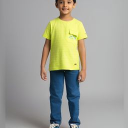 Ed-a-Mamma Boys Typography Printed Bio Finish Pockets T-shirt-image-69