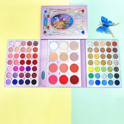 RANORE Princess Makeup Palette - 70 Color Eyeshadow- 6- Color Highlighter & 6-Color Blush-40