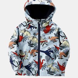 YK Boys Graphic Printed Hooded Padded Jacket-picture-38