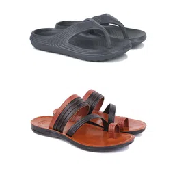 DRACKFOOT Men Canvas Comfort Sandals-image-20