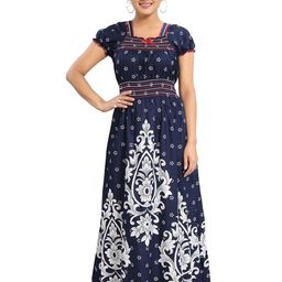 Inner Beats Women Cotton Blend Nightdress-picture-25