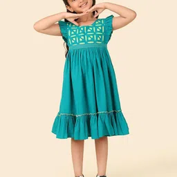 Fabindia Women Fit & Flare Printed Dress-picture-6