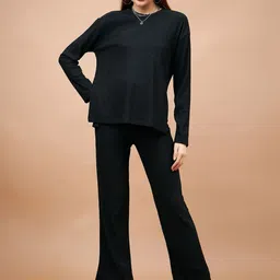 Gipsy Long Sleeve Top With Slip-On Trouser Co-Ords-image-59