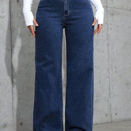 DressBerry Women Comfort Straight Fit High-Rise Light Fade Acid Wash Stretchable Jeans-picture-6