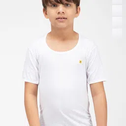 AMUL COMFY Boys Pack Of 5 Pure Cotton Innerwear Vests-  AC-SRNS-VE-WHT-35-5PC-image-47