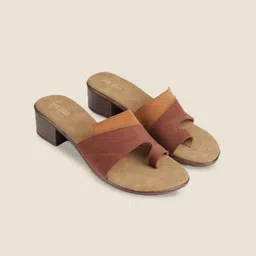 Metro Leather Block Mules-32