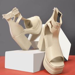 Froh Feet Women Round Toe Block Sandals-29