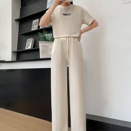 Lugo Round Neck T-Shirt With Trousers Co-Ords-image-19