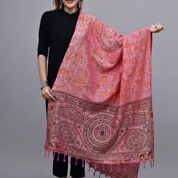 LOOM LEGACY Printed Block Print Khadi Cotton Dupatta image 2