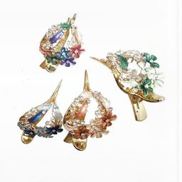 DENICRAAS Women Multicoloured Alloy Hair Jewellery-image-6