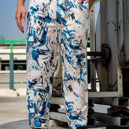 House of Koala Unisex Printed Mid Rise Trouser-image-95