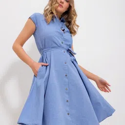 Trend Alacati stili Women Fit & Flare Dress-image-99