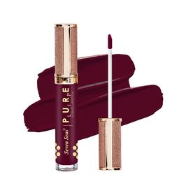 Seven Seas Pure Highly Pigmented Long Lasting & Smudgeproof Liquid Lipstick-Nightshadz-7ml-95