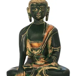 Exotic India Gold-Toned Buddha Idol Showpiece-picture-26