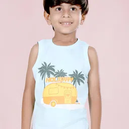KiddoPanti Boys Printed Pockets T-shirt-image-26