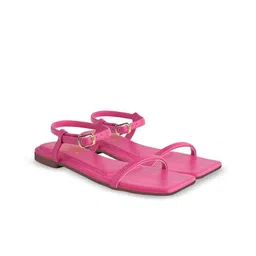 Shoetopia Women Open Toe Flats-54