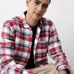 Mast & Harbour Checked Casual Shirt-picture-46