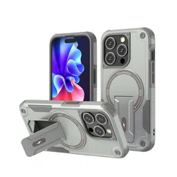 Luxury Kase Magnetic Case With Portable Kickstand Case For iPhone 15 Pro-image-63