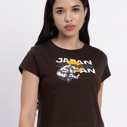 Sands of India Women Applique Slim Fit T-shirt-image-33