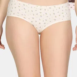 Zivame Pack Of 3 Printed Low-Rise Hipster Briefs ZI28CQ-W smoke P Dog B Choco-image-67
