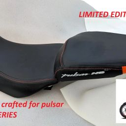 BAJAJ PULSAR 125 SINGLE SEAT COVER Split Bike Seat Cover For Bajaj Pulsar-image-26