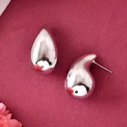 VOJ Teardrop Shaped Studs Earrings-9