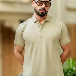 Maniac Polo Collar Cotton Regular Fit T-shirt-image-43