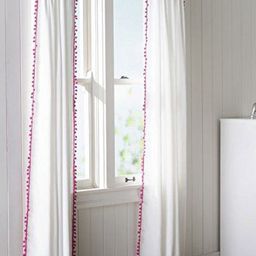 Dekor World Multicoloured Set of 2 Embellished Sheer Door Curtain-48