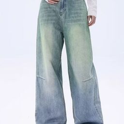 KPOP Women Mid-Rise Relaxed Fit Cotton Trousers-image-40