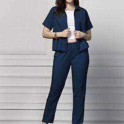 Moda Rapido Blue Shirt & Trousers With Inner-image-68