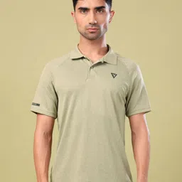 Technosport Men Polo Collar UPF50 Slim Fit T-shirt-image-58