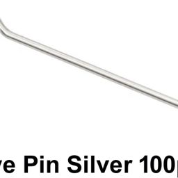 Eye Pin Silver 100pc-image-91
