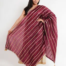 Karthav Fashion Greometric Gotta Patti Dupatta-picture-58