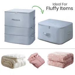 Yellow Weaves Grey Set of 2 Regular Drawer Organiser image 5