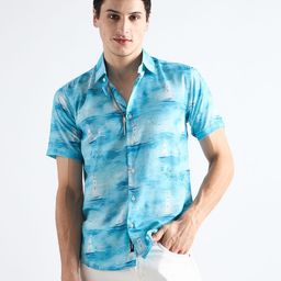 all yours Men Classic Opaque Printed Casual Shirt-image-90