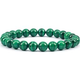 EDMIRIA Unisex Green Malachite Stone Beaded Bracelet-image-56