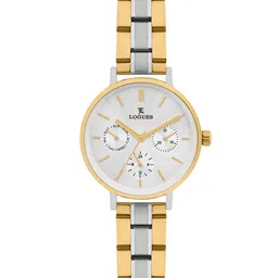 L LOGUES Women Brass Dial & Bracelet Style Straps Analogue Watch L 1713 BM-02-56