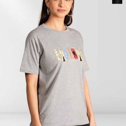 Belfry Women Typography 2 Printed Applique T-shirt-image-23
