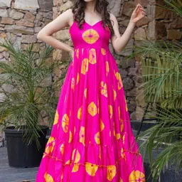 CaniBani Tie and Dye Print Maxi Dress-12