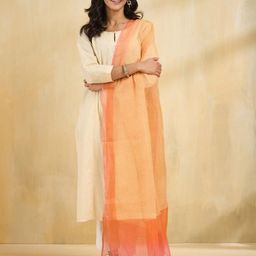 Fabindia Printed Cotton Silk Dupatta-13
